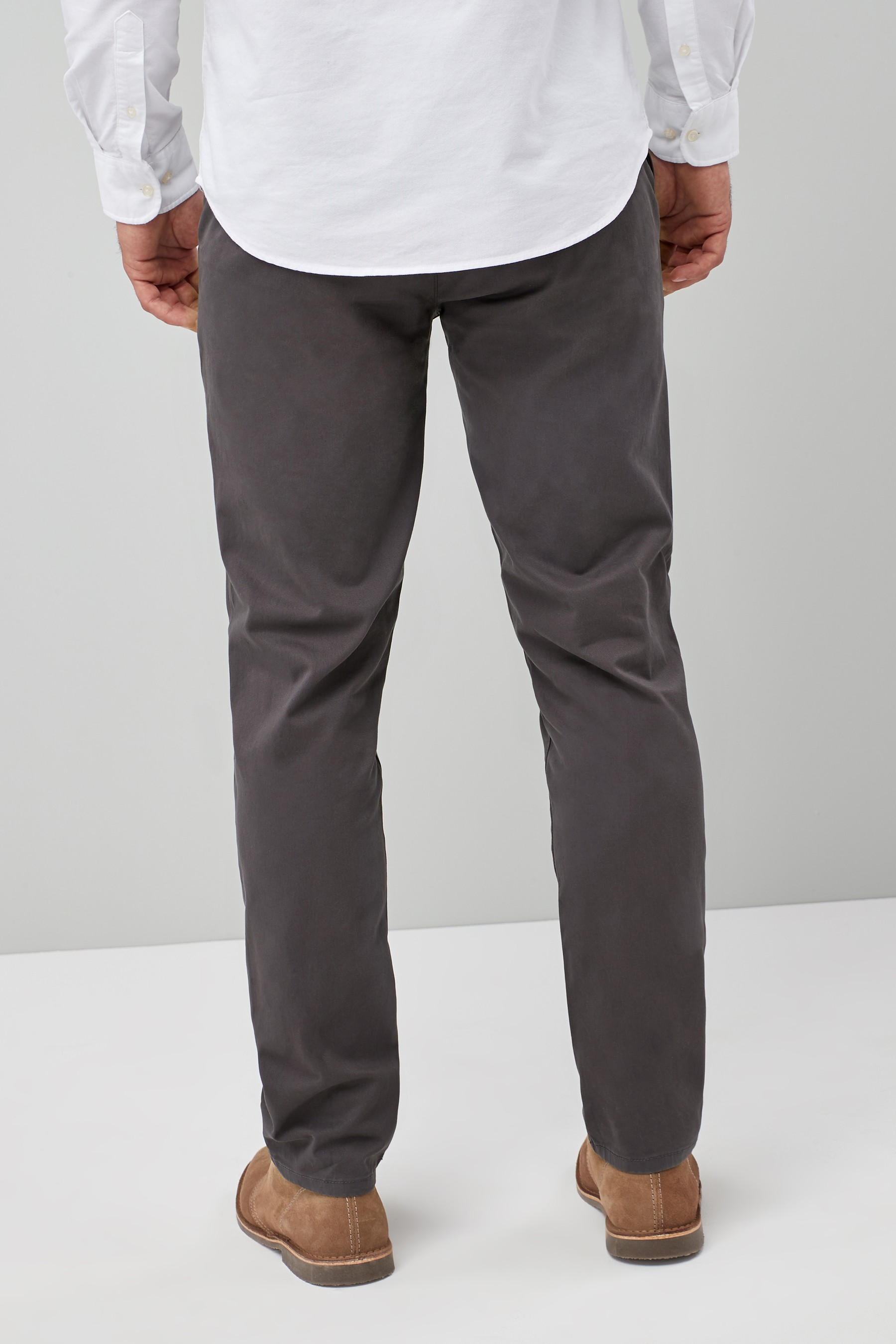 Stretch Chino Trousers Straight Fit