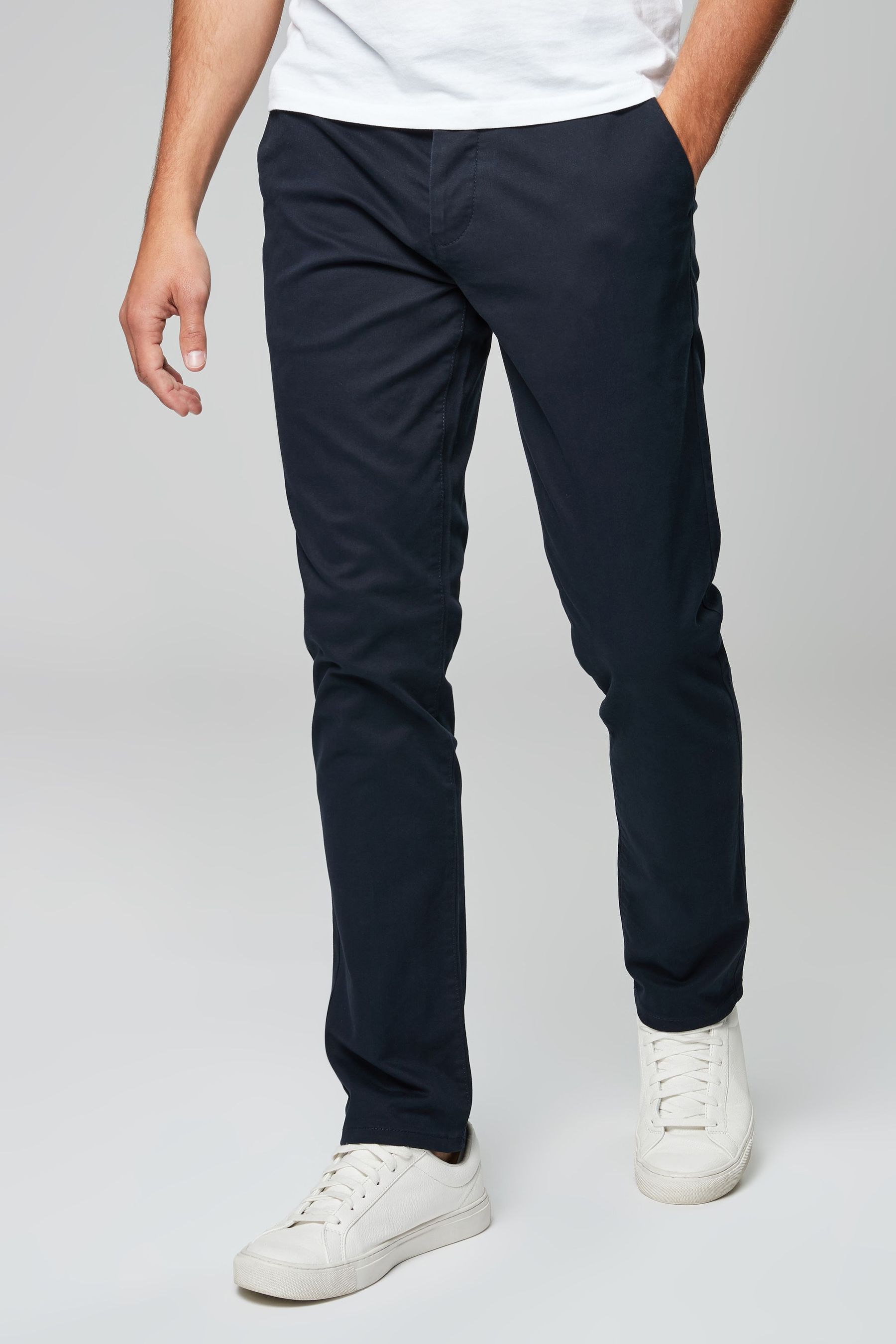 Stretch Chino Trousers Slim Fit