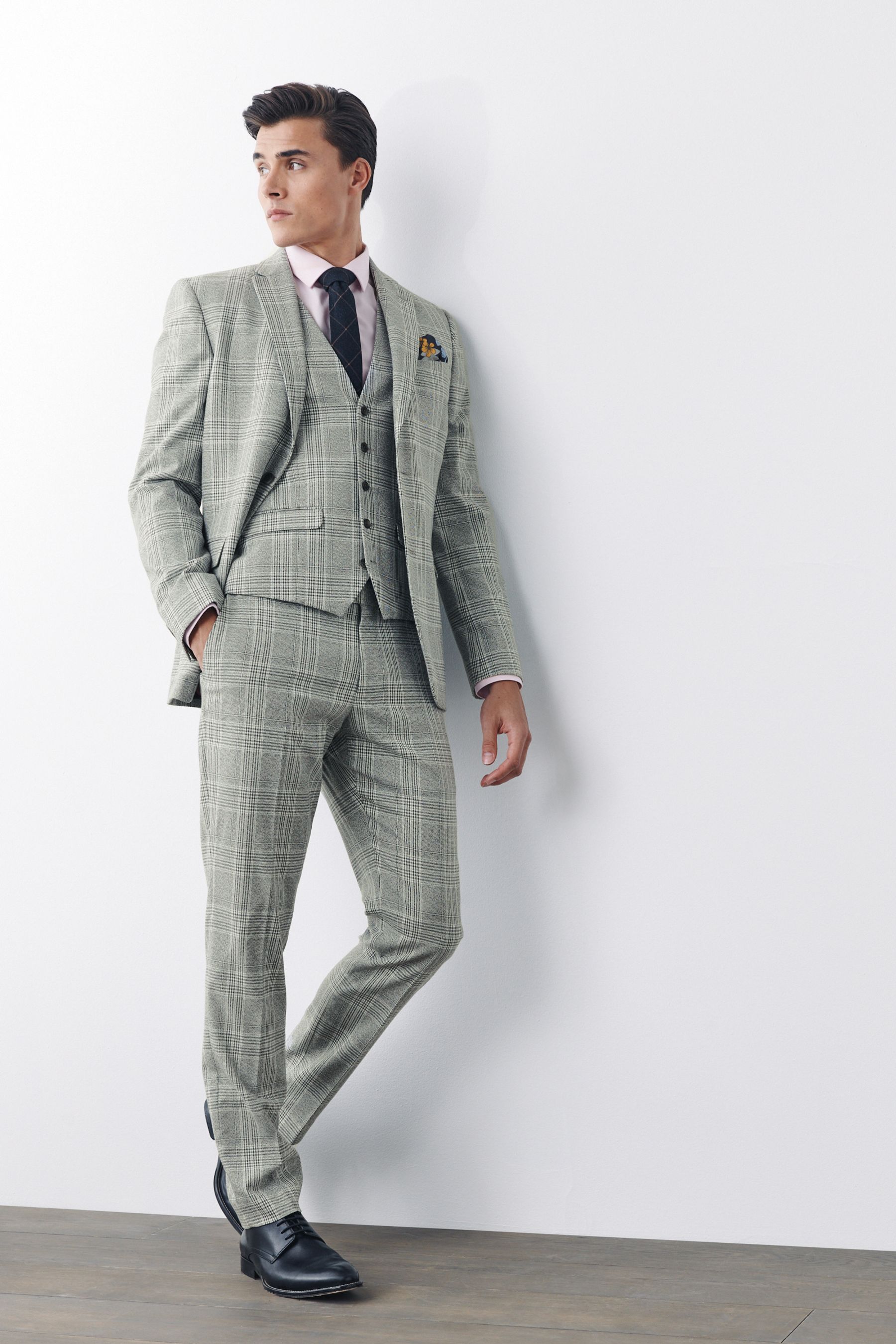 Check Suit: Jacket Skinny Fit