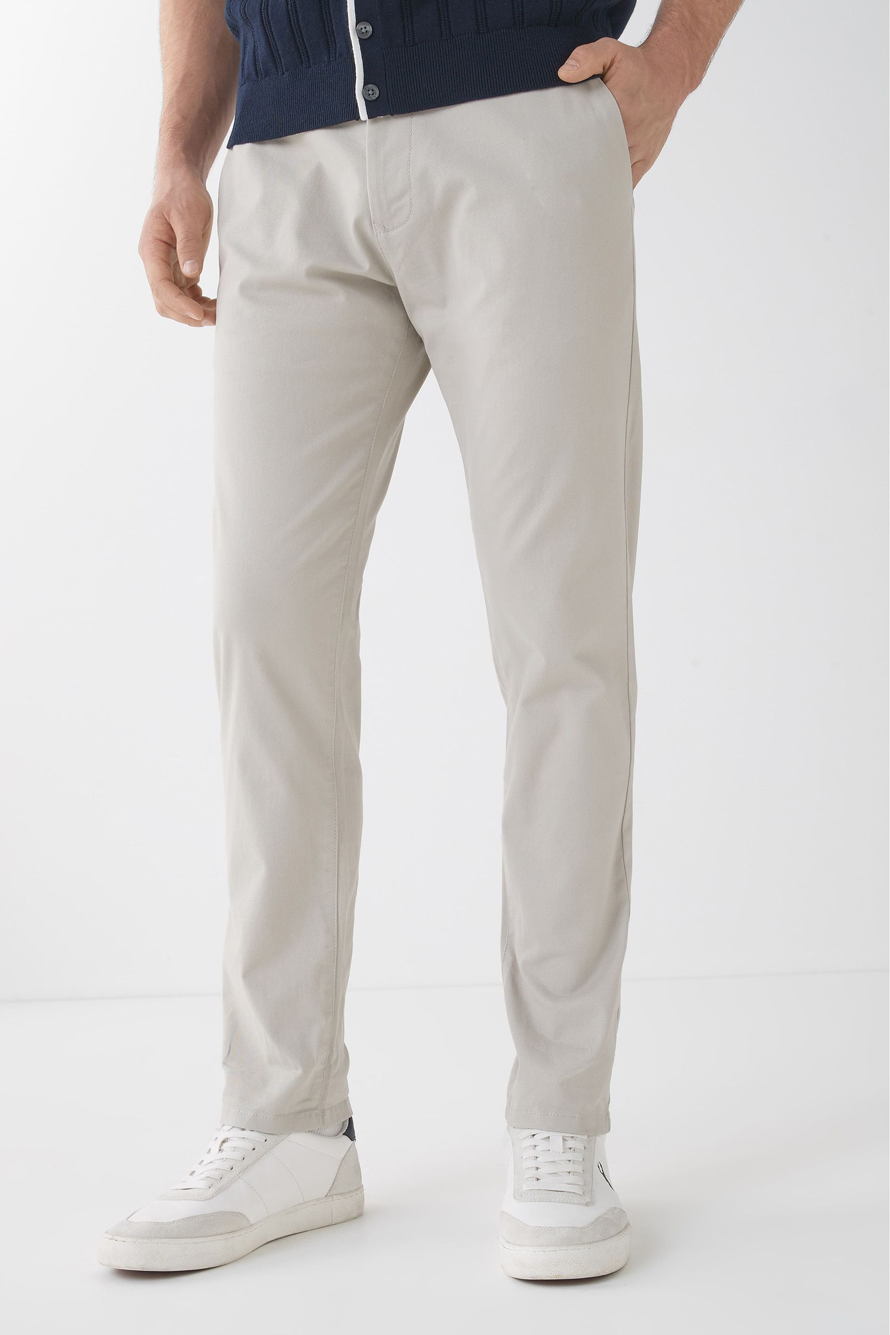 Stretch Chino Trousers Slim Fit