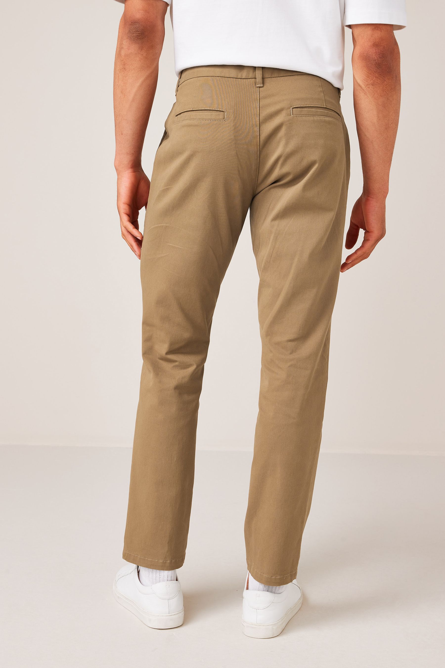 Stretch Chino Trousers Slim Fit