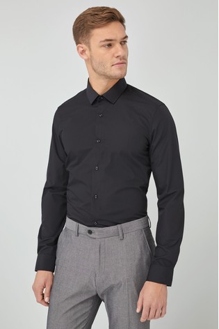 Easy Care Shirt Slim Fit Single Cuff