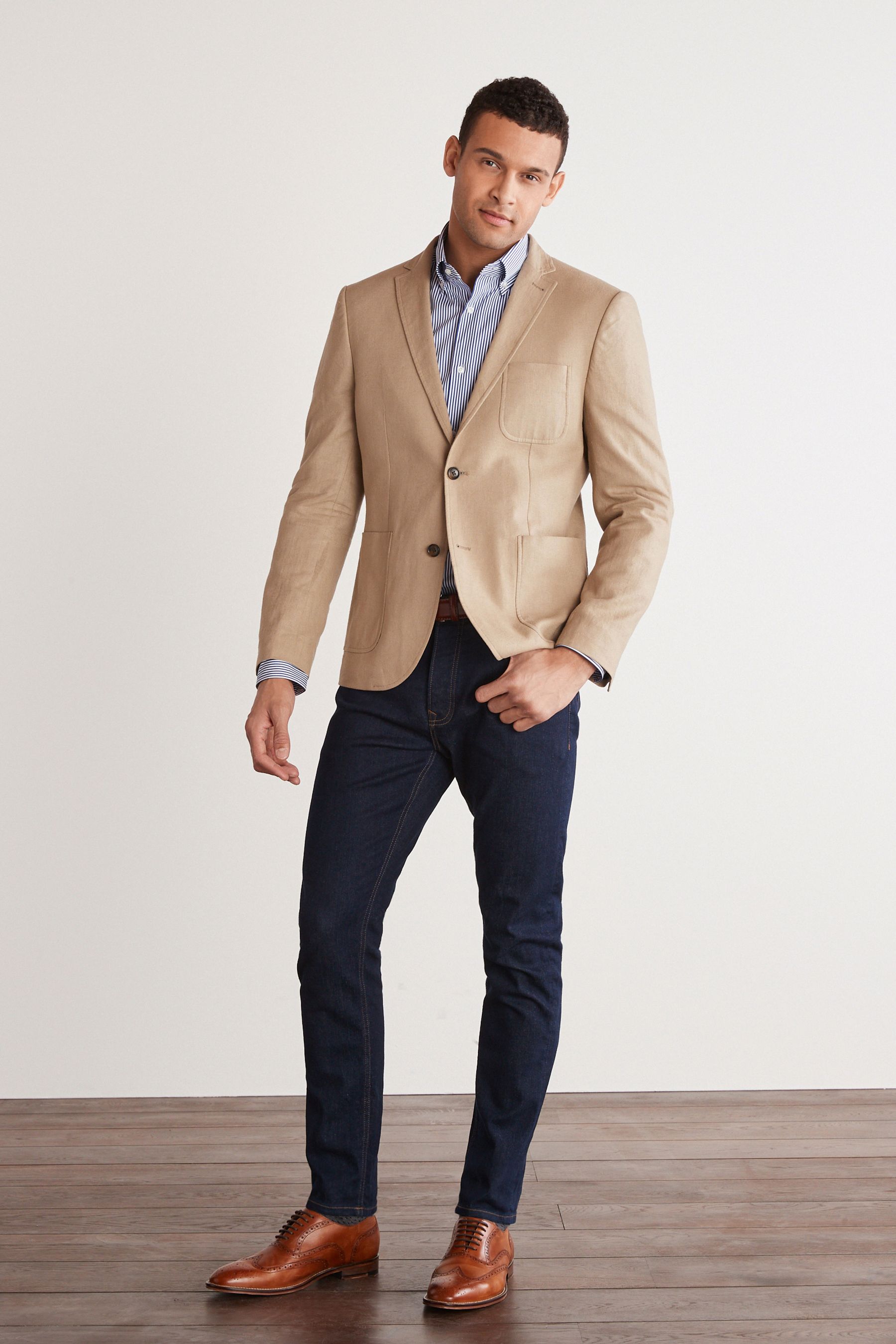 Linen Blend Blazer