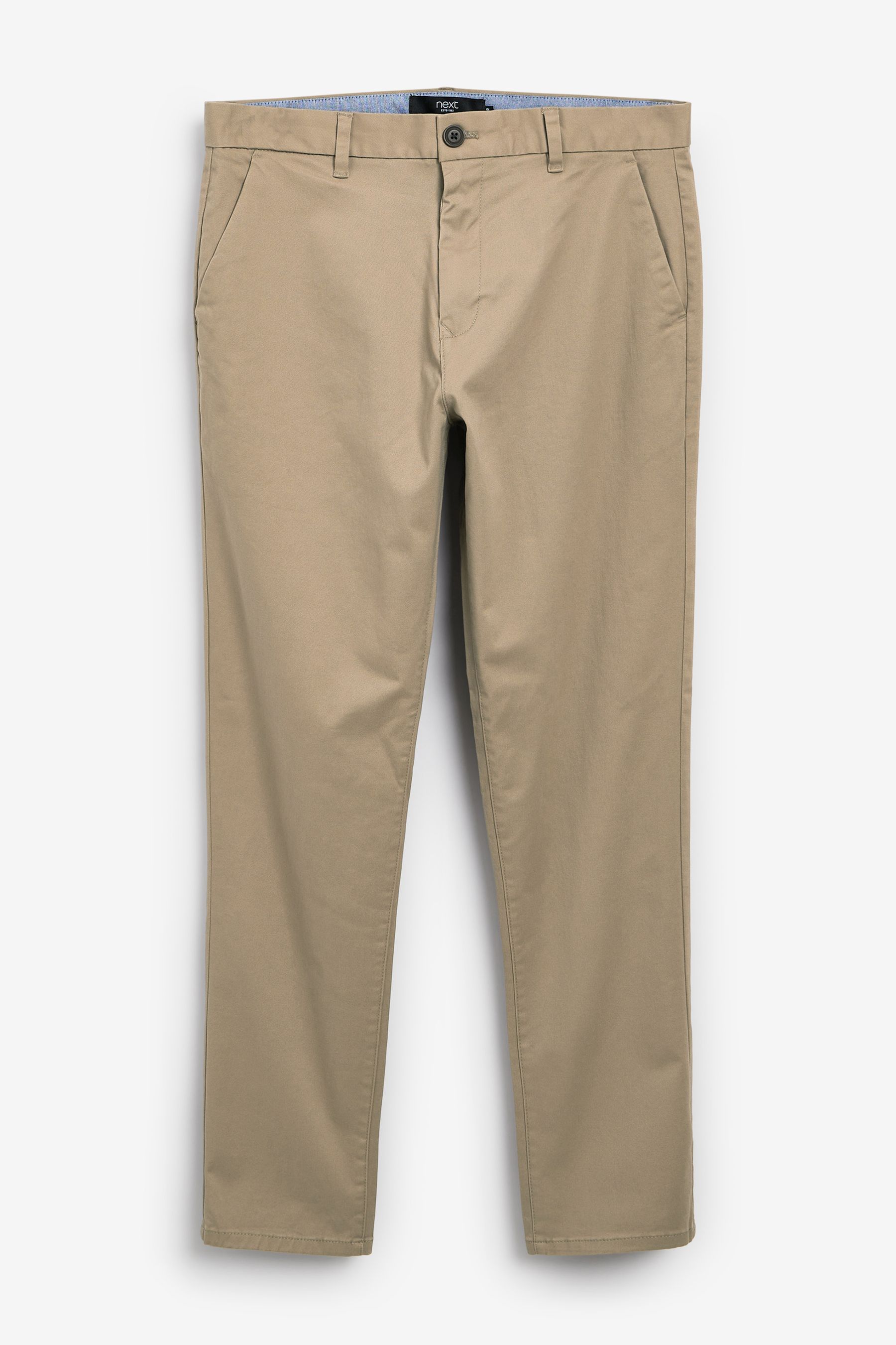 Stretch Chino Trousers Straight Fit