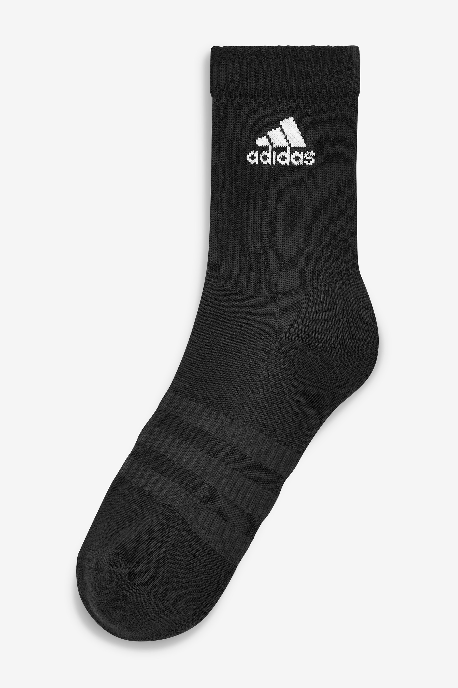 adidas Adult Black Crew Socks Three Pack