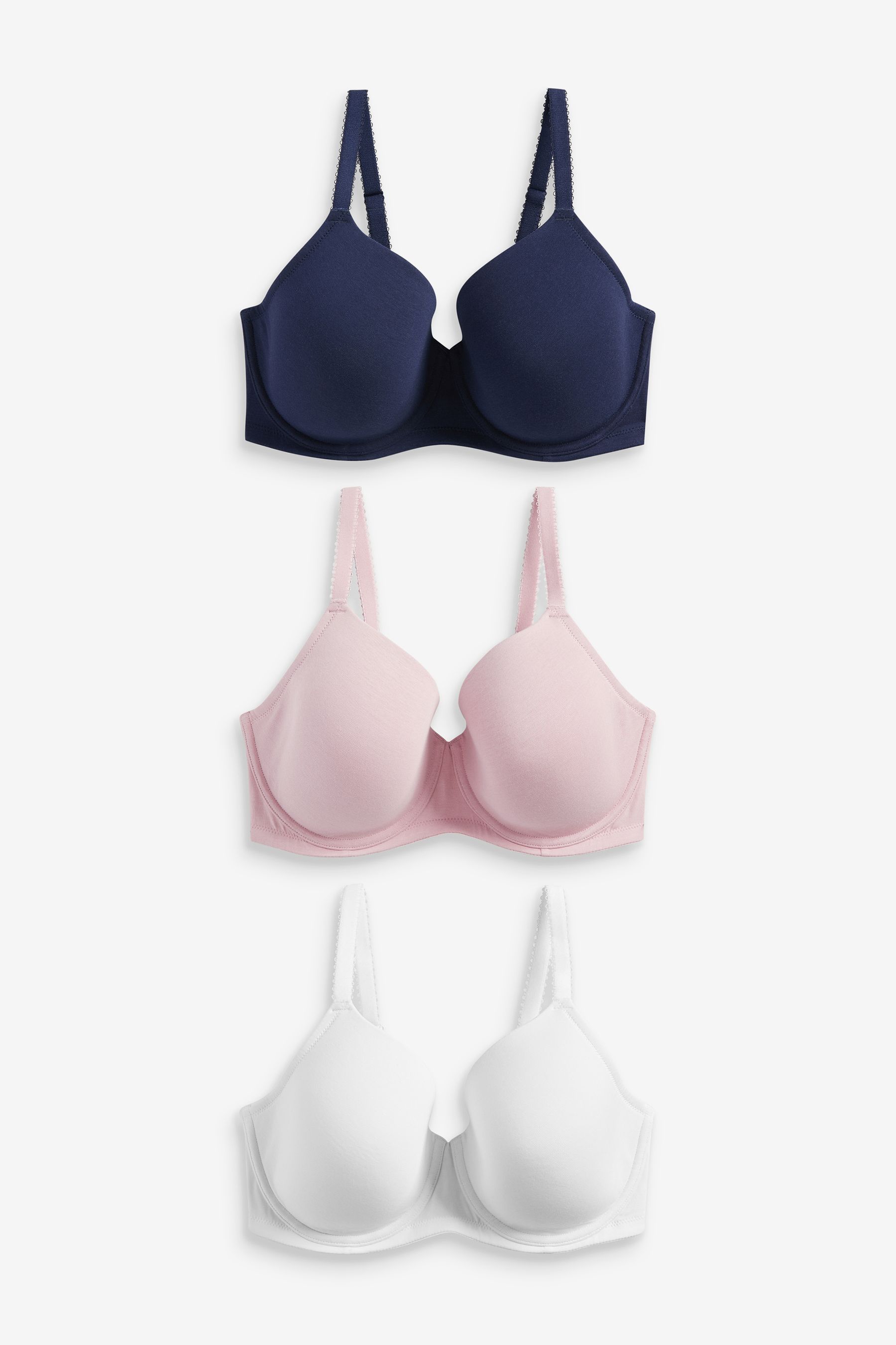 Bras 3 Pack DD+ Pad Full Cup