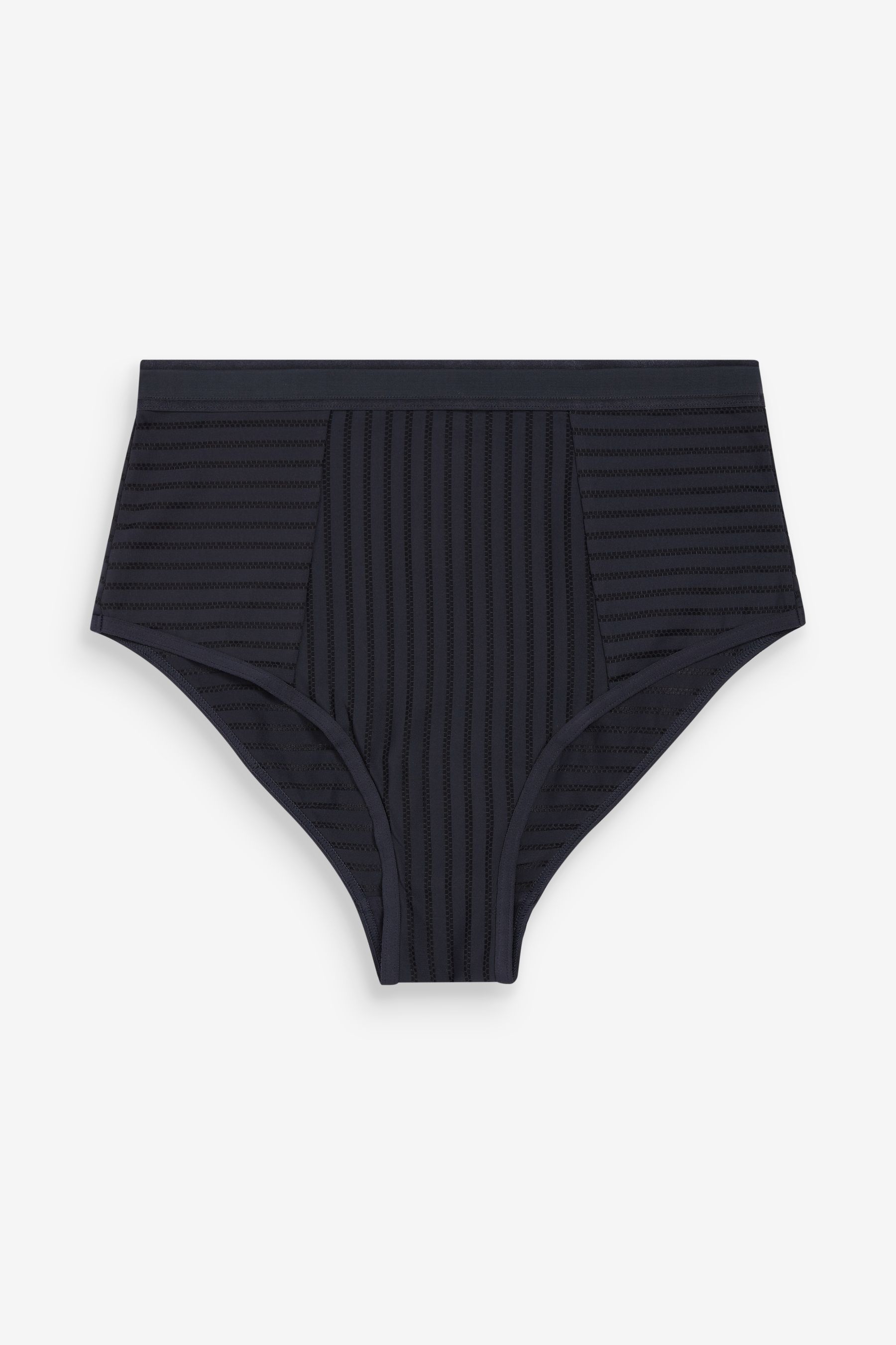 Stripe High Waist Knickers 2 Pack