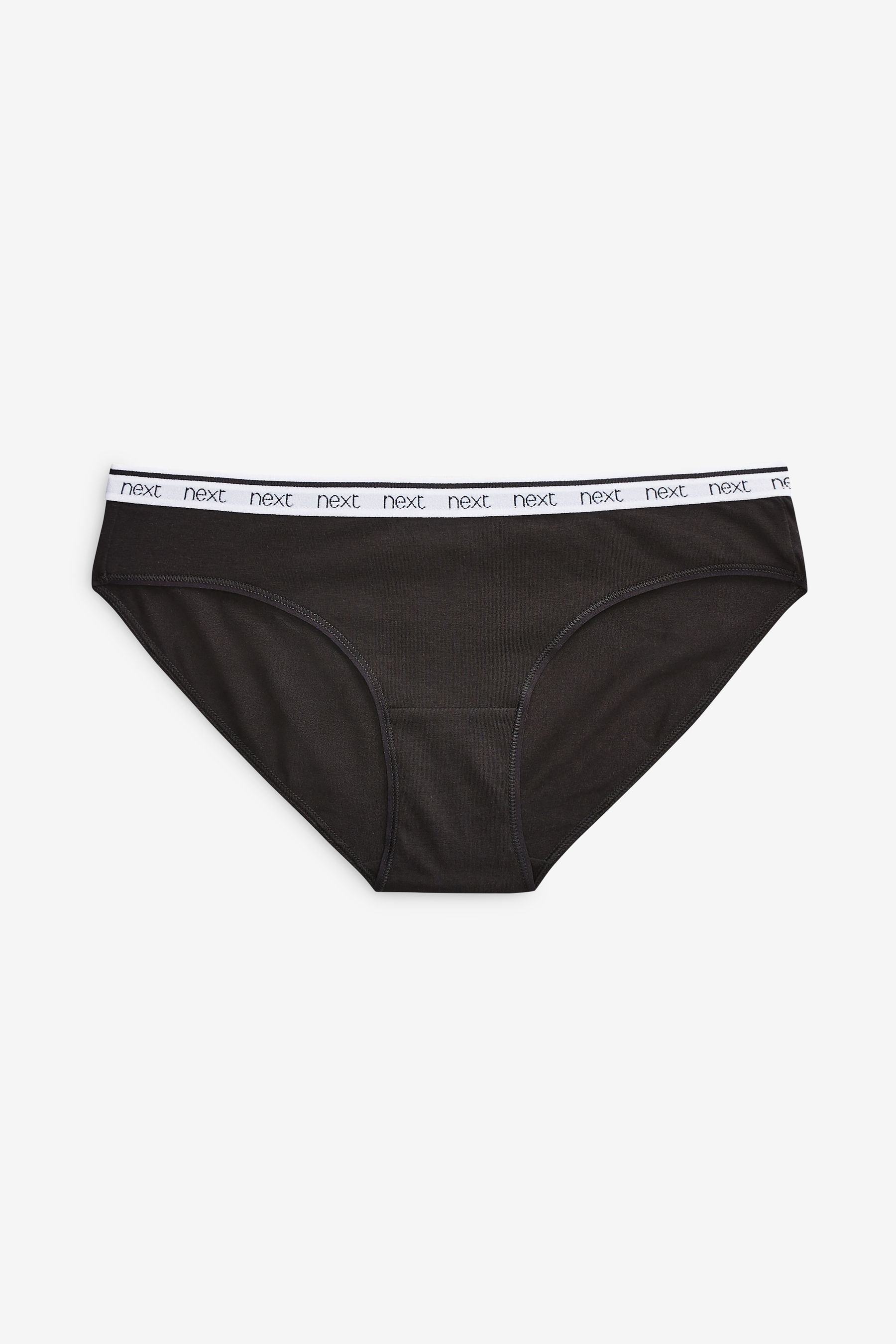 Cotton Rich Logo Knickers 4 Pack Bikini