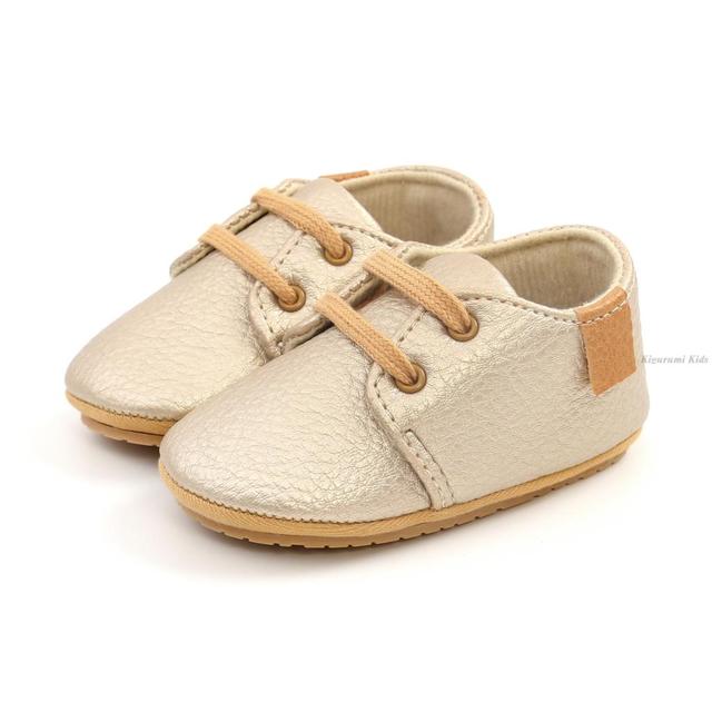 Soft Sole Leather Striped Boy Shoes Baby Girl Shoes Children Sport Running Shoes Newborn Baby First Walkers Toddler Kids Sneaker