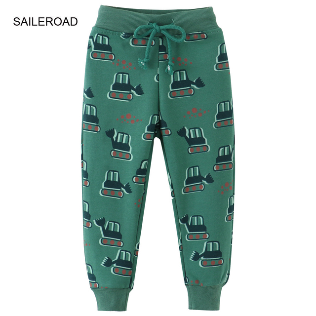 Sailroad 2-7 years 2022 New Spring Dinosaurs pants for boy kids boys pants pants casual sweatertrousers warm sports pants