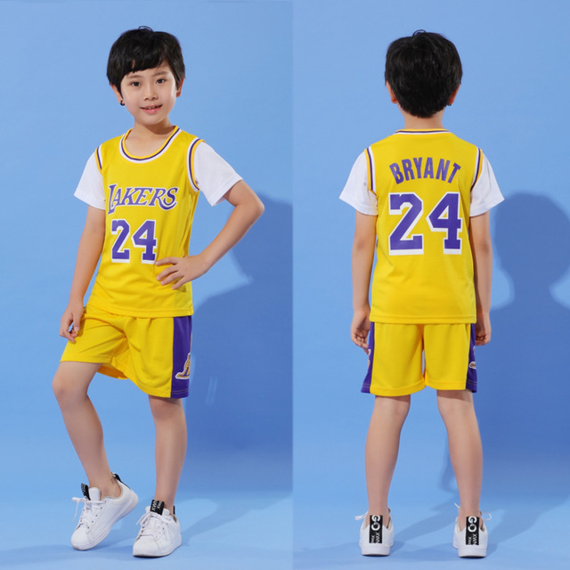 Baby boy basketball uniform outdoor sportswear 3-12 years old girls youth short suit summer children designer clothes set