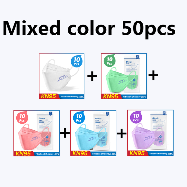 KN95 Face Mask FFP2 Mascarilla FPP2 Homolucada Protective Face Mask Mascarillas Colores Respirator Mask ffp2Filter Mask FP2 Masks