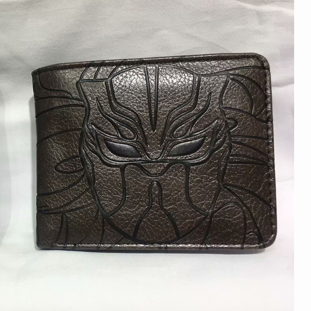 Marvel Superhero PU Leather Wallet, PU Leather Wallet with Embossed Card Holder for Men, Anime Superman Wallet