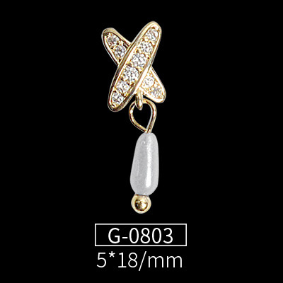 New Nail Art Jewelry Nail Art Zircon Flower Pendant Wild Nail Art Diamond Nail Art Zircon Jewelry G-0783