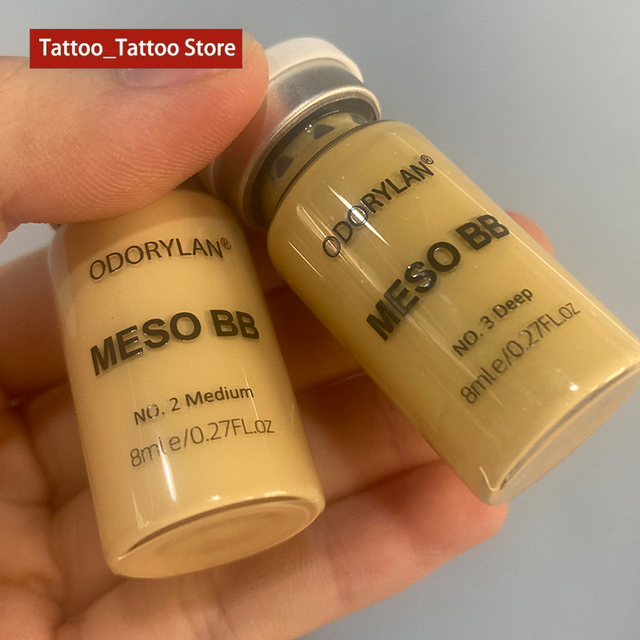 KROEN 8ml Meso Glow Cream BB Serum Effective Whitening Add Niacinamide/Peptide Base To Activate Brightening Anti-Aging