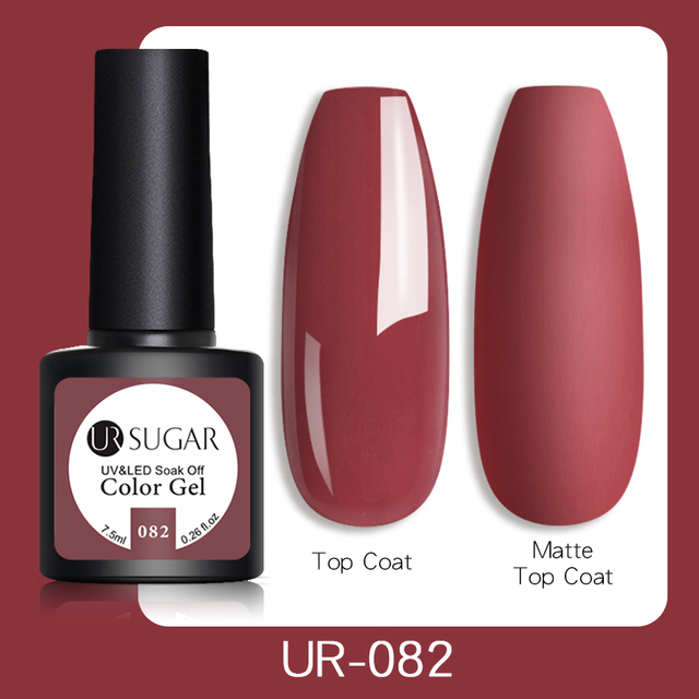 ur sugar 7.5ml gel nail polish nail color soak off uv gel varnish semi permanent uv gel nail art varnish base top coat