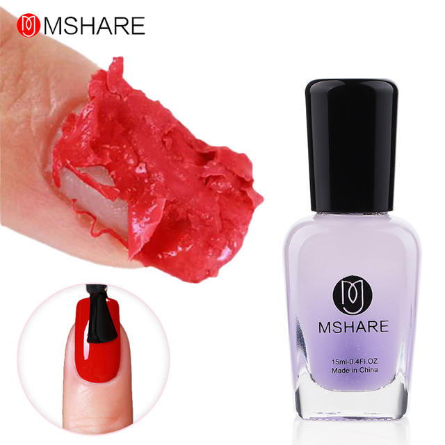 MSHARE Strengthening Gel Self Leveling Builder Nail Apex and C-Curve Builder Reinforcement Alignment Base Top Soak Off 10ml in Bottle