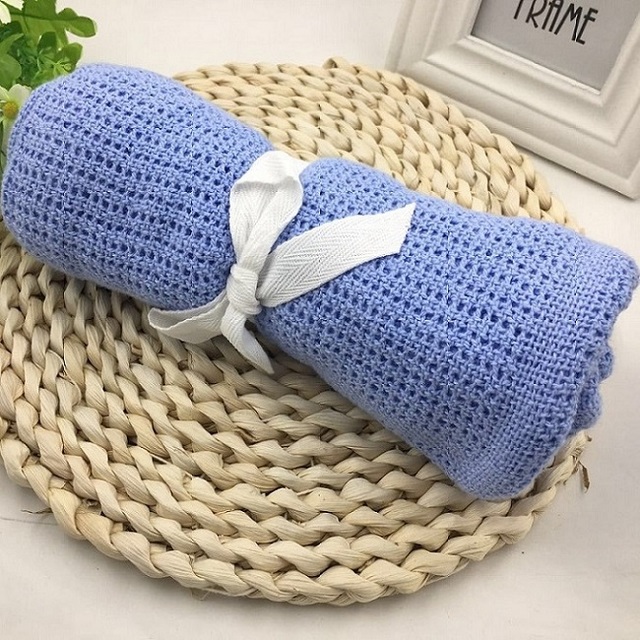 Ultra Soft Baby Cotton Blanket, Newborn Wrap, Bath Towel, Stroller Cover