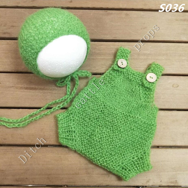 Newborn photography props, pants, hats, mohair woven props, newborn photography clothes