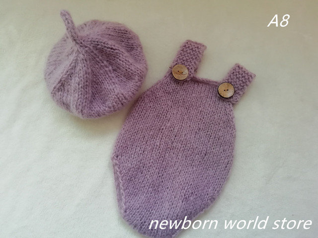 Newborn photography accessories, hat, hat and shorts