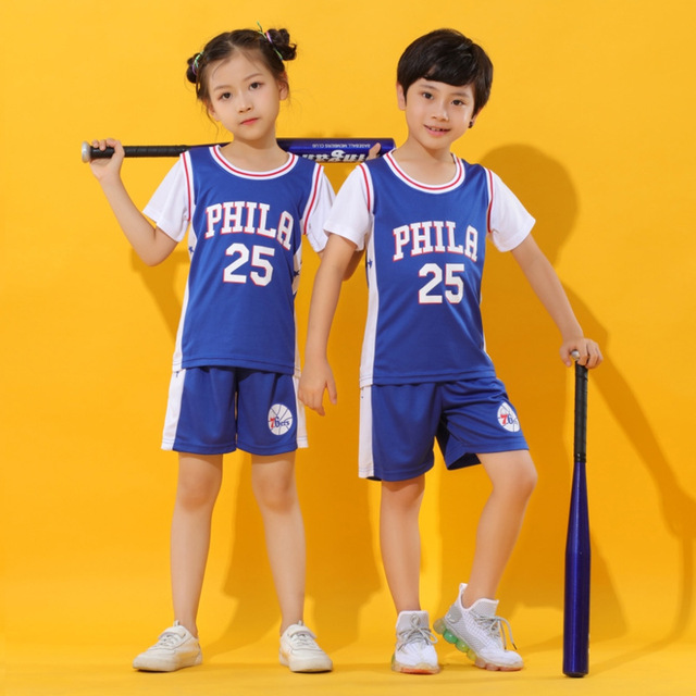 Baby boy basketball uniform outdoor sportswear 3-12 years old girls youth short suit summer children designer clothes set