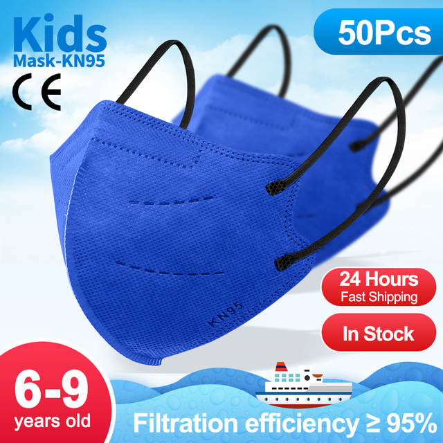 KN95 Kid Face Masks FFP2 Children's Mask 4 Ply Filtration Mask Boy and Girl Dust-proof Face Mask ffp2Mask Mascarillas