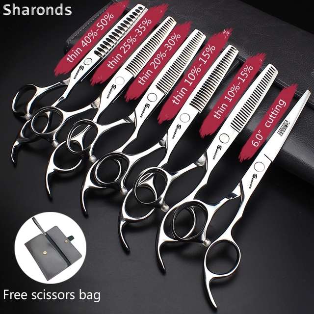 5.5/6/6.5/7/7.5 inch scissors Japan professional hairdressing scissors barber scissors set hair cutting shears thinning clippers