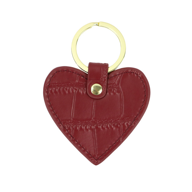 Customized Name Card Holder Leather Heart Keychain Embossed Crocodile Leather Phone Case for iPhone 11,12 Pro Max Gift Box Set