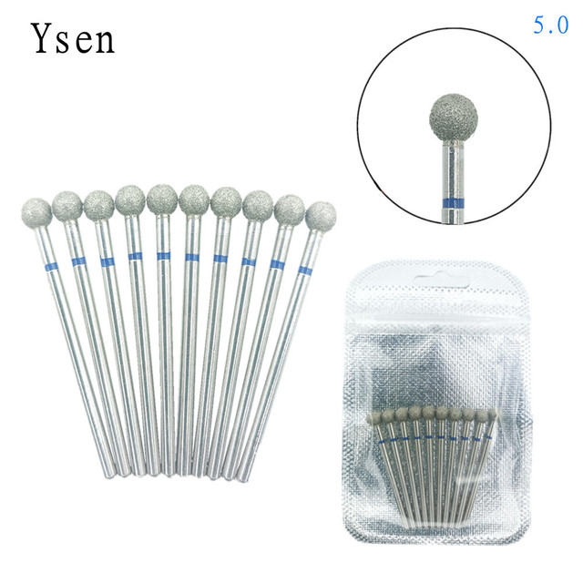 10pcsSet Diamond Nail Drill Bit Artery Electric Cutters For Pedicure Manicure Files Cuticle Burr Nail Tools Accessories