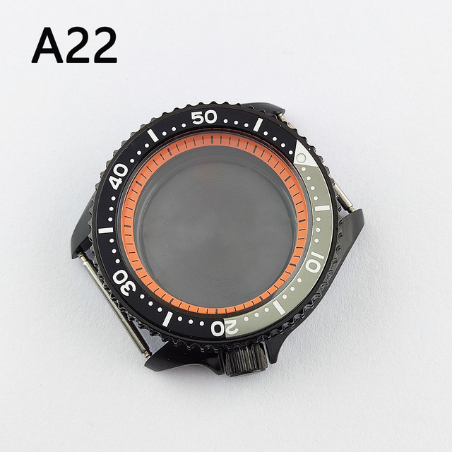 41.5mm NH35 NH36 case, watch accessories, stainless steel plated sapphire glass suitable for NH35 NH36 movement