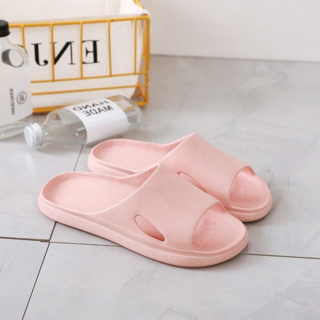 Female Home Slippers Summer Women Thick Platform Slides Women's Sandals Flip Flops Beach Sandal Mule Anti-slip Slippers for Men