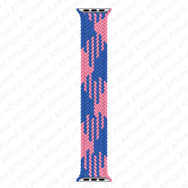 Strap for Apple Watch Band 45mm 41mm 44mm 40mm 42mm 38mm 1:1 Formal Nylon Braided Solo Loop Bracelet iWatch Series 3 4 5 SE 6 7