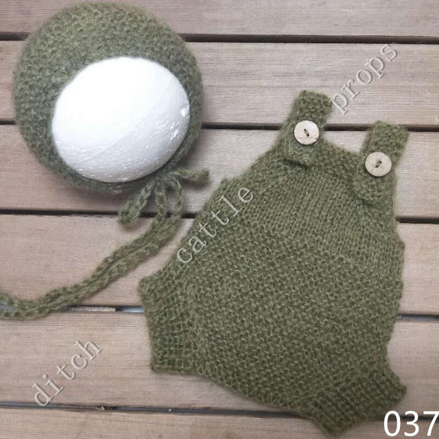 Newborn photography props, pants, hats, mohair woven props, newborn photography clothes