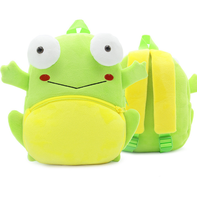 Fashion Children's School Bags 3D Cartoon Print Plush Kids Backpack Kindergarten Boys and Girls School Bags Mini Backpack Book Bag