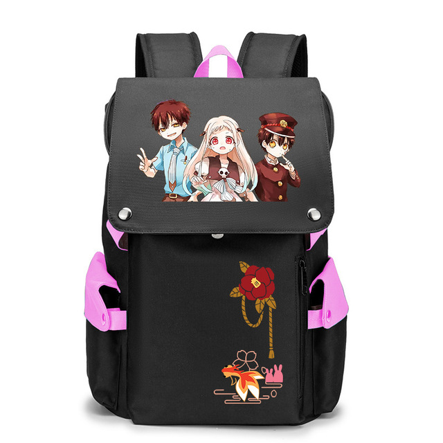 Anime Toilet Bound Hanako-kun Backpack Cartoon Large Capacity School Bag Fashion Multifunctional Laptop Backpack Travel Bag