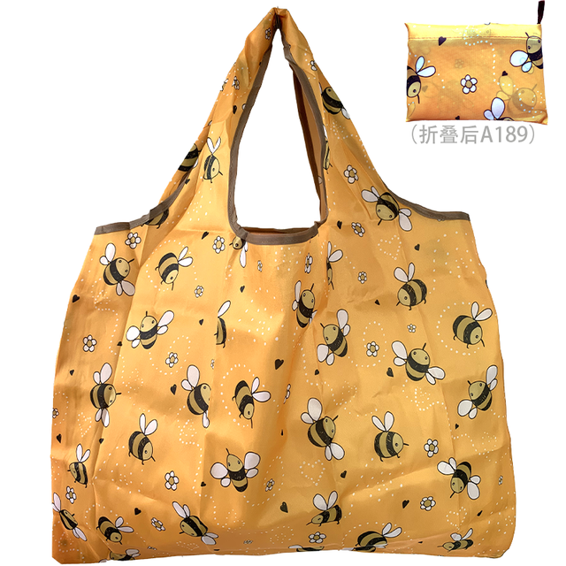 Reusable Foldable High Quality Shopping Bag Large Size Tote Bag Eco Bag Waterproof T-shirt Bag Shopkeeper Bags Eco Tote Bags