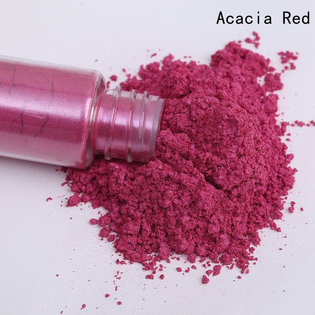 Colorful pearl mica pigment powder for nails glitter art, soap making epoxy resin eyeshadow lipstick car paint