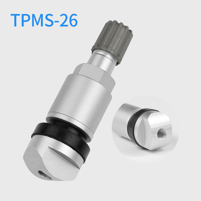 4pcs TPMS Tire Pressure Sensor Valve Metal Rubber Valves All Cars for Mercedes Audi Land Rover Volkswagen Patrol Buick Ford