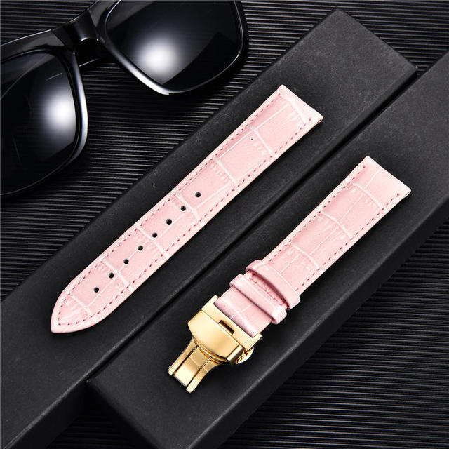 REMZEIM New Watch Band Strap Woman Watchbands Genuine Leather Strap Watch Band 18mm 20mm 22mm 24mm Multicolor Watch Bands