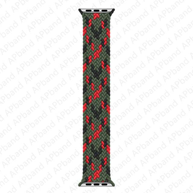 Strap for Apple Watch Band 45mm 41mm 44mm 40mm 42mm 38mm 1:1 Formal Nylon Braided Solo Loop Bracelet iWatch Series 3 4 5 SE 6 7