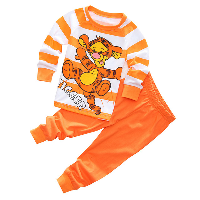 Children's Clothing Set Boys Sleepwear Kids Clothes Spider Pajamas Set Baby Girls Cotton Cartoon Pajamas Spring Autumn Pajamas