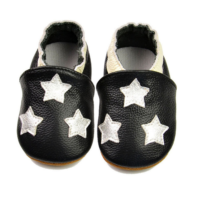 Unisex Infant Baby Shoes Toddler Toddler Baby Soft Soled Cowhide Bottom Skid-Proof Boys Girls Animal First Walkers 0-24 Month