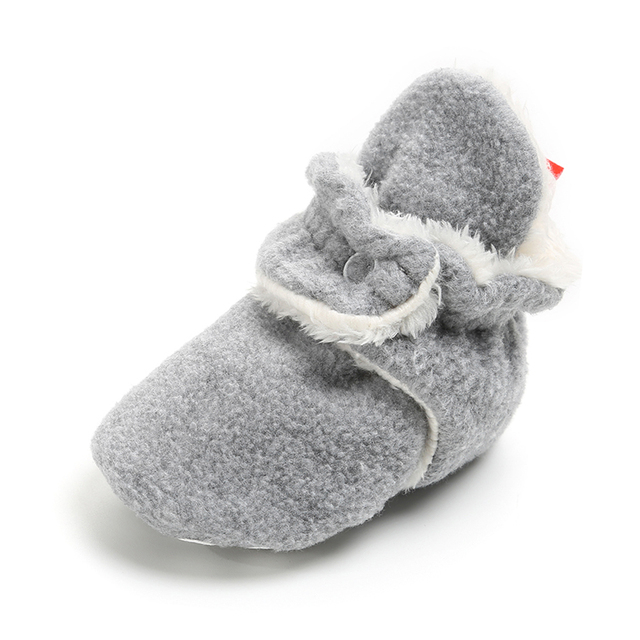 Newborn Baby Socks Shoes Boy Girl Star Toddler First Walkers Socks Cotton Comfort Soft Anti-slip Warm Crib Infant Shoes