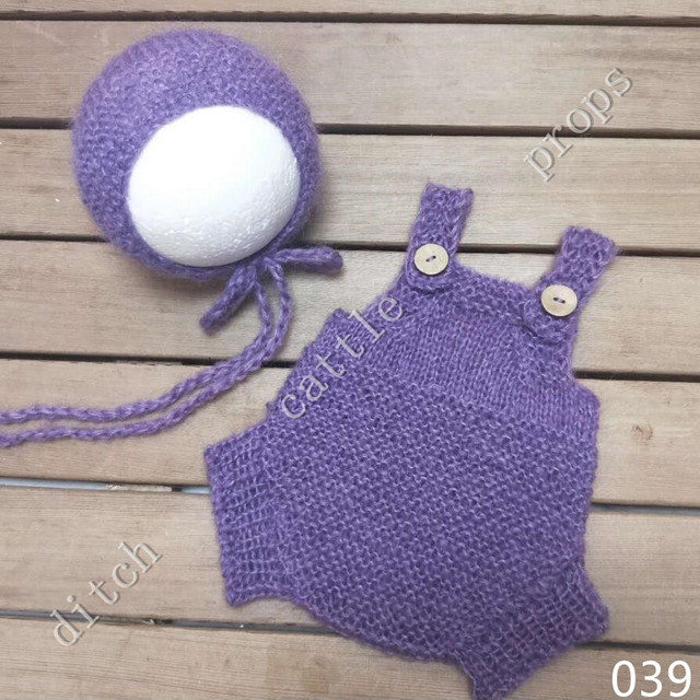 Newborn photography props, pants, hats, mohair woven props, newborn photography clothes