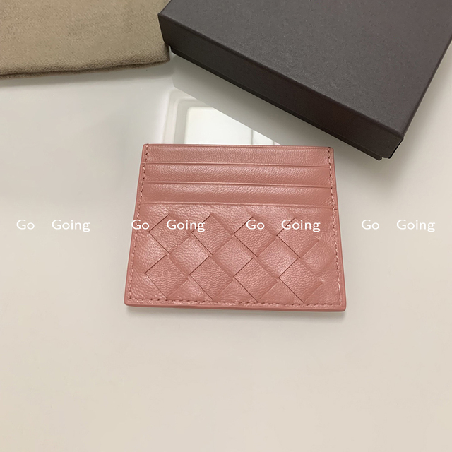 Go Go 100% Leather Credit Card Ultra-thin Brand Business Card Multiple Card Slots Simple Fashion Women Card Bag