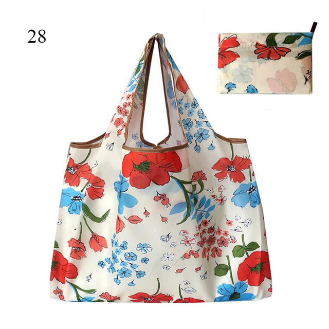 Thickened Folding Shopping Storage Bag Large Capacity Reusable Grocery Bag Eco-friendly Supermarket Waterproof Shoulder Bag