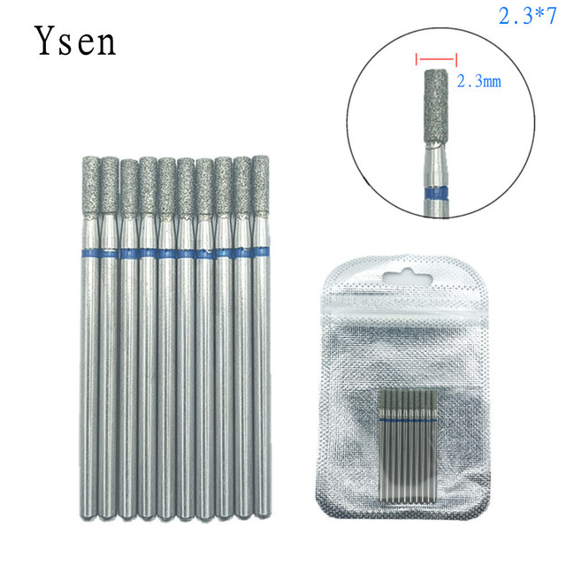 10pcsSet Diamond Nail Drill Bit Artery Electric Cutters For Pedicure Manicure Files Cuticle Burr Nail Tools Accessories