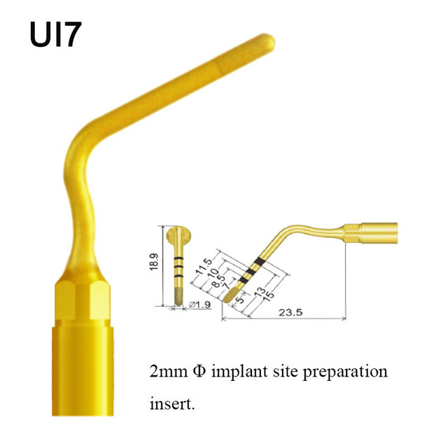 Vvteeth PiezoSurgery Tips for Mectron Woodpecker Dmetec NSK Orthopedic Cut Sinus Lift Dental Implant Handpiece Piezo Surgery