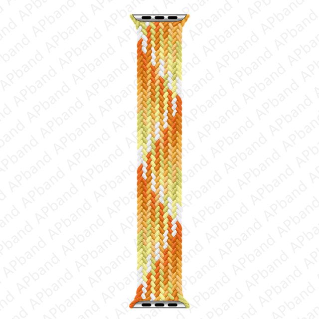 Braided Solo Loop For Apple Watch Band 45mm 41mm 44mm 40mm 42mm 38mm 1:1 Formal Nylon Bracelet iWatch Series 3 4 5 SE 6 7 Strap