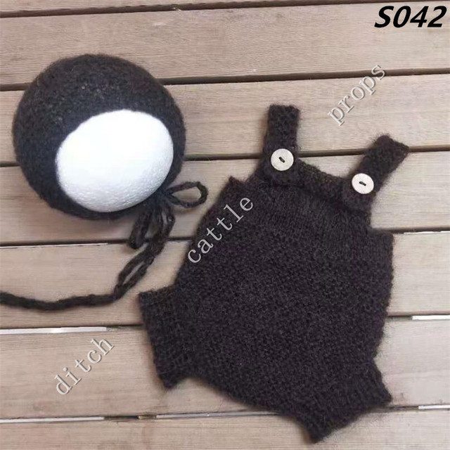 Newborn photography props, pants, hats, mohair woven props, newborn photography clothes